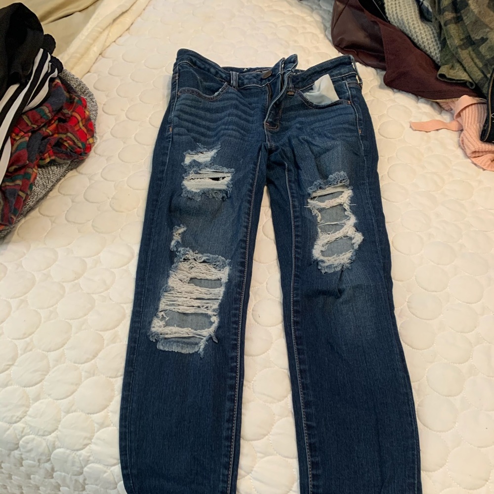 American Eagle distressed Jeggings